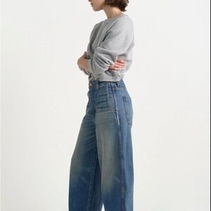 Jamie Haller Off Duty, Distressed Indigo, 27